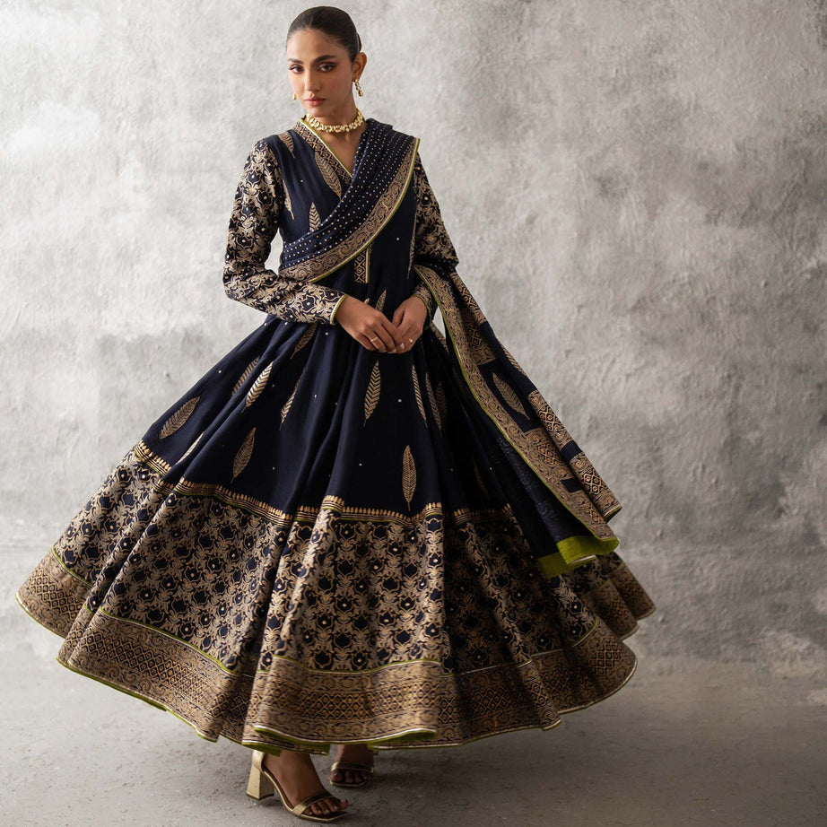 Screen printd Work cotton dress